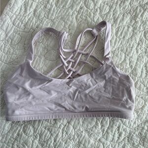 Baby Pink Lululemon Free to Be Bra